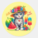 Search for summer cat stickers Cute
