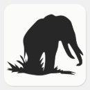 Search for elephants silhouette stickers Mammal