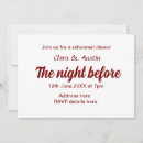 Search for nature rehearsal dinner invitations The night before