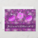 Search for purple silver christmas invitations Festive