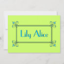 Search for lime swirls invitations Flourish