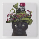Search for black cat clocks Cute black cats