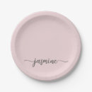 Search for dusty pink plates Bridal shower