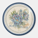 Search for blue flower magnets Vintage