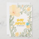 Search for modern baby shower invitations Watercolor flowers