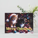 Search for kitten christmas cards Drawing