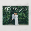 Search for wedding thank you photo postcards Calligraphy