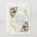 Search for rose gold geometric wedding invitations Marsala