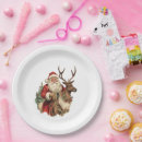 Search for retro christmas paper plates Vintage