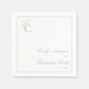 Search for sage green wedding napkins Elegant