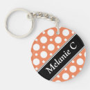 Search for orange white key rings Stylish