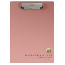 Search for rose gold office clipboards Professional