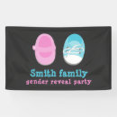 Search for gender reveal banners Baby shower