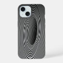 Search for optical illusions iphone cases Black and white