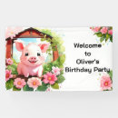 Search for barnyard birthday banners Pig