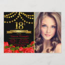 Search for black and gold 18th birthday invitations Eighteenth