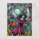 Search for smiling moon postcards Witch