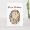 Search for hedgehog birthday cards Flowers