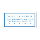Search for rectangular rubber stamps Typography