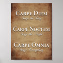 Search for carpe diem posters Latin