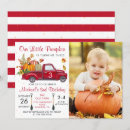 Search for autumn leaves birthday invitations Pumpkin patch