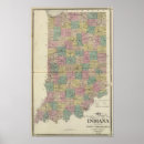 Search for indiana map art Hand