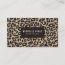 Search for leopard print business cards Cat
