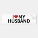 Search for husband and wife bumper stickers Heart