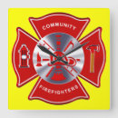 Search for firefighter clocks Firewoman
