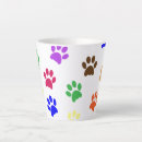 Search for dog paws mugs Red