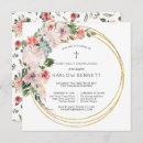 Search for square first communion invitations Watercolor