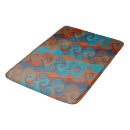 Search for turquoise bath mats Geometric