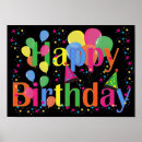 Search for happy birthday posters Design