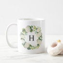 Search for monogram flower mugs Greenery