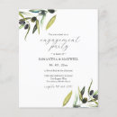 Search for budget engagement party invitations Watercolor