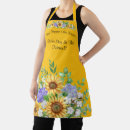 Search for yellow sunflowers aprons Cute