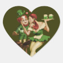 Search for vintage leprechaun stickers St patrick's day