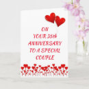 Search for 35th anniversary cards Couple