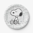 Search for snoopy plates Fun peanuts  tableware