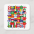 Search for world flags business cards Countries
