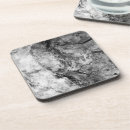 Search for black and white marble coasters Grey