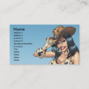 Search for pinups business cards Cowgirl