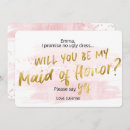 Search for bridesmaid dress cards invites Gold