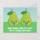 Search for multiple babies postcards Twin boys