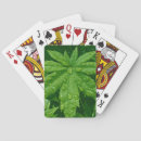 Search for maple leaf playing cards Green