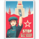Search for cold war stickers Russia