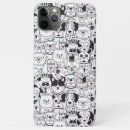 Search for black and white lines iphone cases Pattern