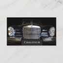 Search for luxury car business cards Chauffeur