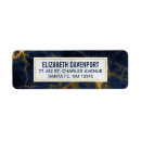 Search for blue marble return address labels Elegant