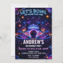 Search for glow bowling invitations Strike up some fun